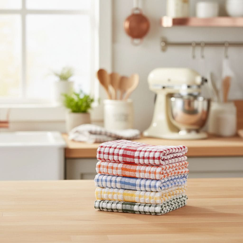 Kitchen Towels Cotton Absorbent Quick-Drying