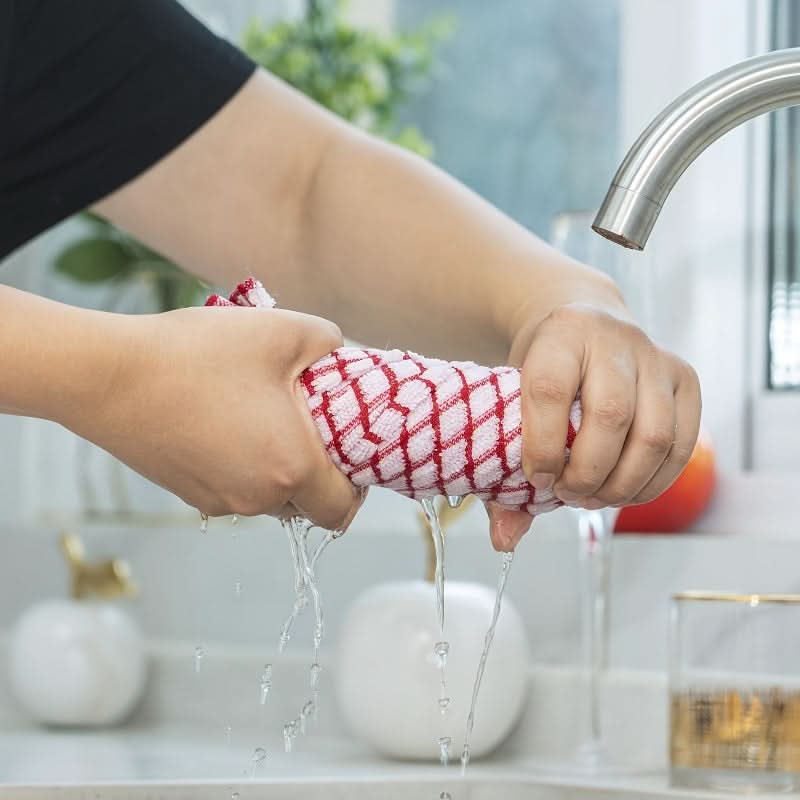 Kitchen Towels Cotton Absorbent Quick-Drying