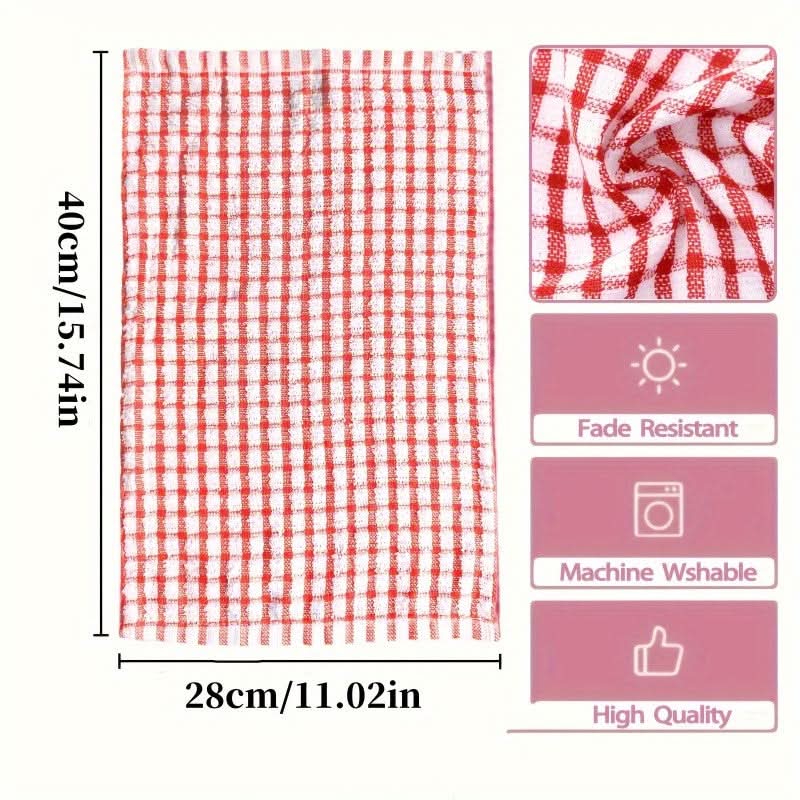 Kitchen Towels Cotton Absorbent Quick-Drying