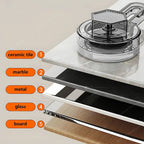 Kitchen Wall Shelf Stainless Steel No-Drill Suction Cup Mount