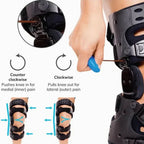 Knee Brace Adjustable Stabilizing Lightweight Support