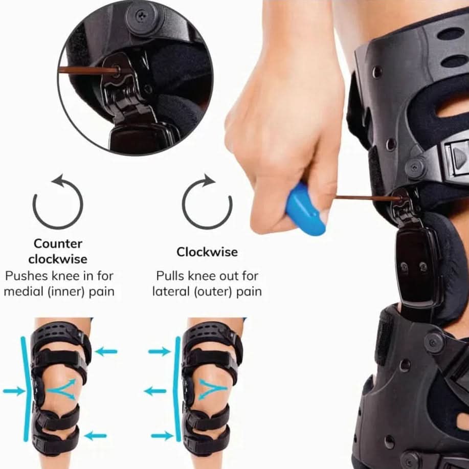 Knee Brace Adjustable Stabilizing Lightweight Support