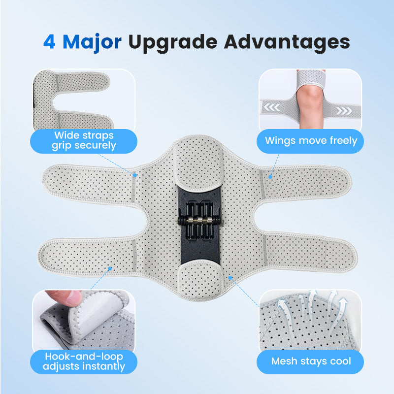 Knee Brace Adjustable Straps & Breathable Compression