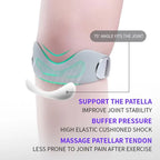 Knee Brace Shock-Absorbing Silicone Figure-Eight Adjustable Fit