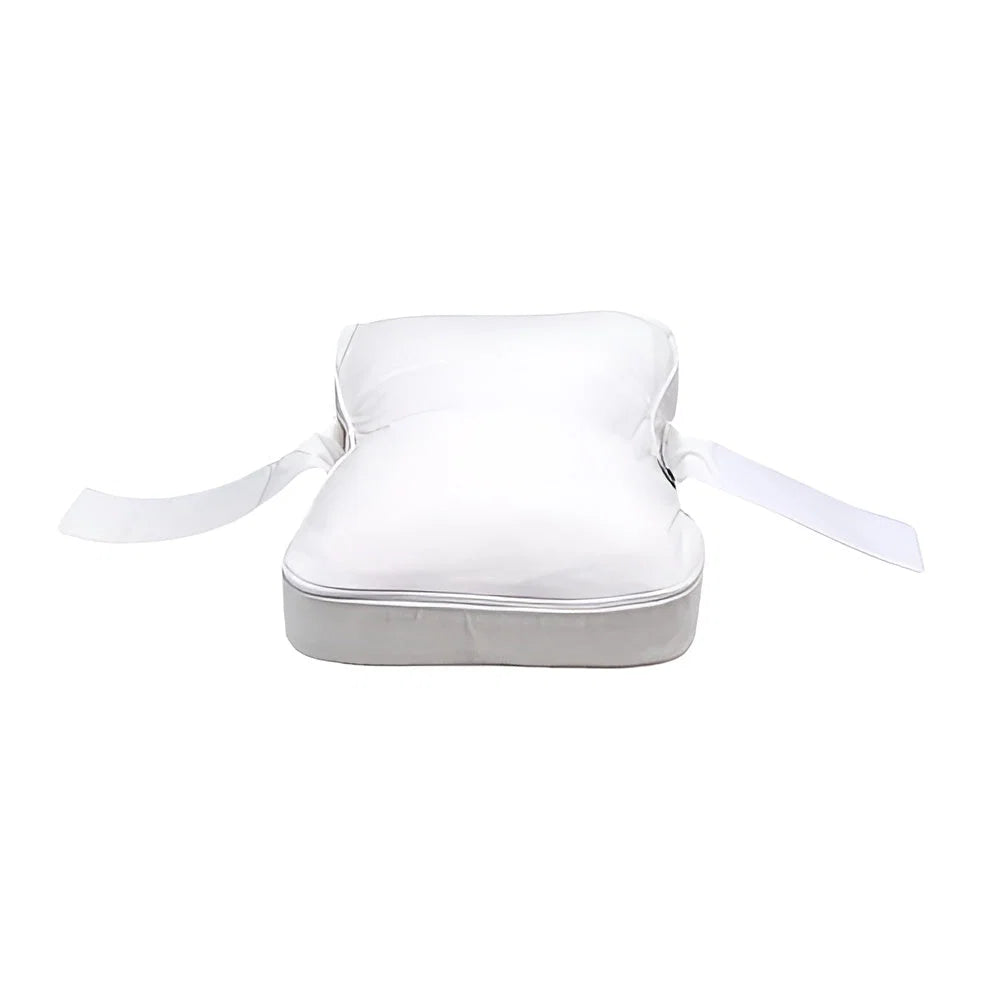 Knee Pillow Contoured Memory Foam Adjustable Strap Washable Cover