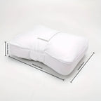 Knee Pillow Contoured Memory Foam Adjustable Strap Washable Cover