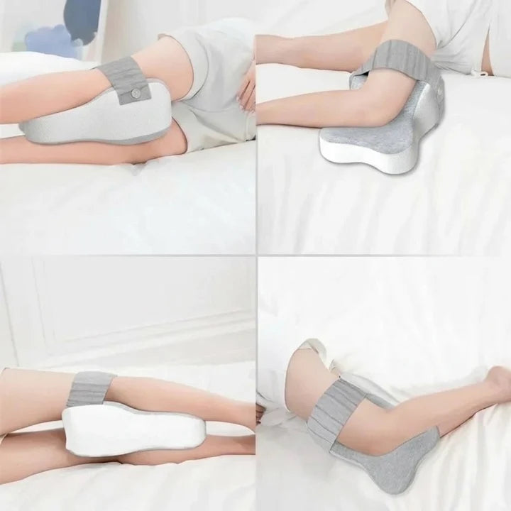 Knee Pillow Ergonomic Memory Foam Removable Cover