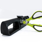 Knife Sharpener 4-In-1 Scissor Slot Non-Slip Base