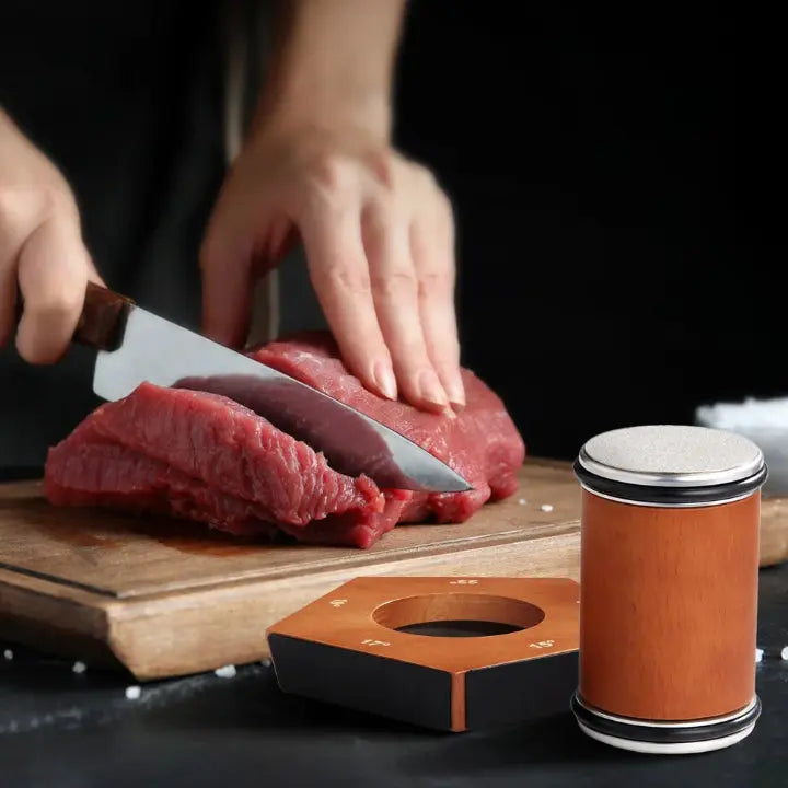Knife Sharpener Magnetic Angle Guide Coarse & Fine Wheels