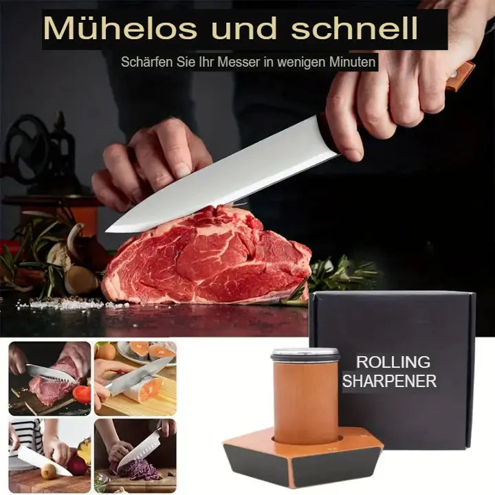 Knife Sharpener Magnetic Angle Guide Coarse & Fine Wheels