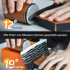 Knife Sharpener Magnetic Angle Guide Coarse & Fine Wheels