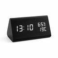 LED Alarm Clock Time Date Temp & Humidity