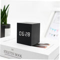 LED Alarm Clock Time Date & Temperature USB Battery