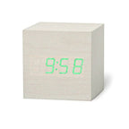 LED Alarm Clock Time Date & Temperature USB Battery