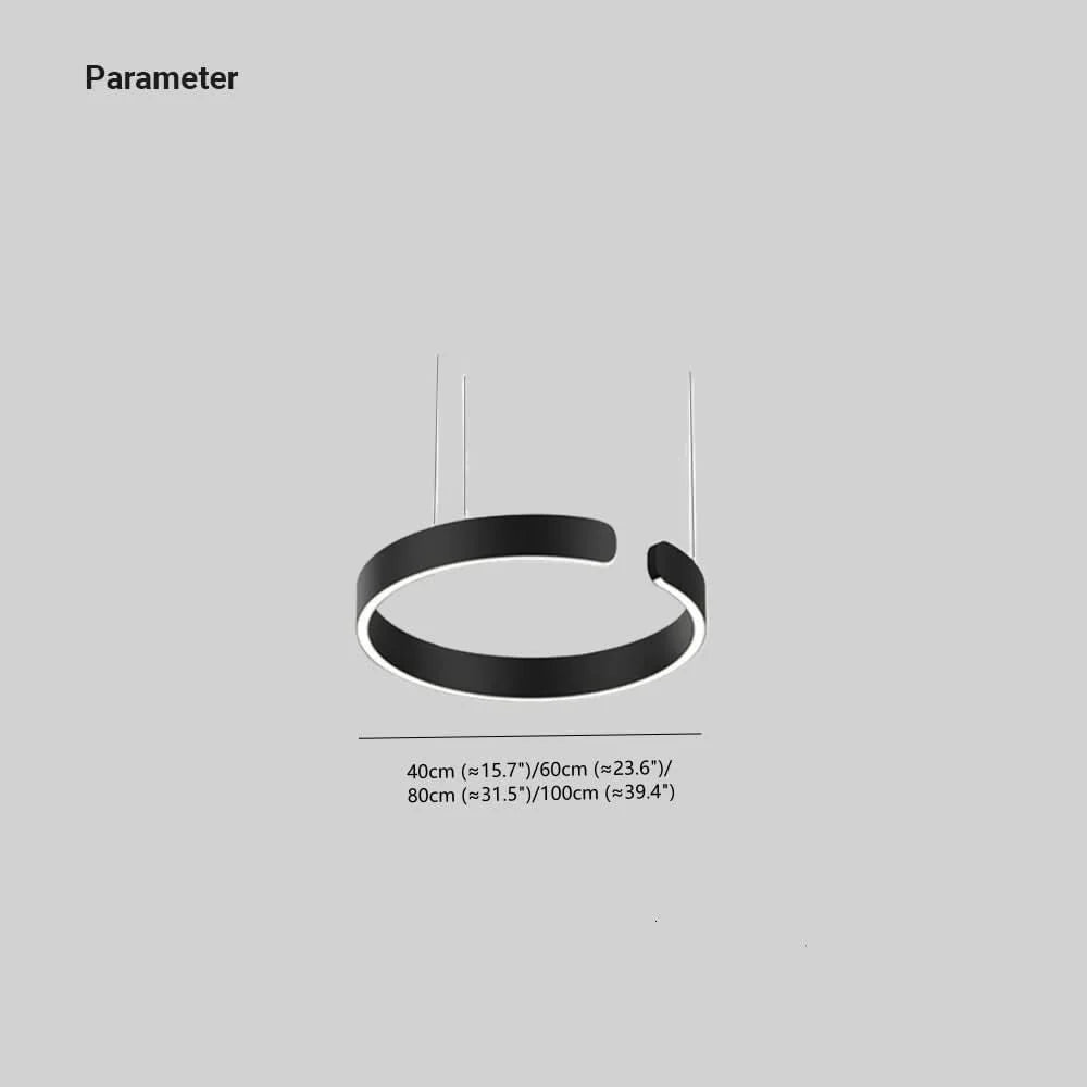 LED Ceiling Light Dimmable 3-Color Height Adjustable