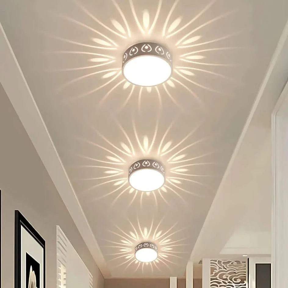 LED Ceiling Light Ultra-Slim Flush Mount Energy-Efficient