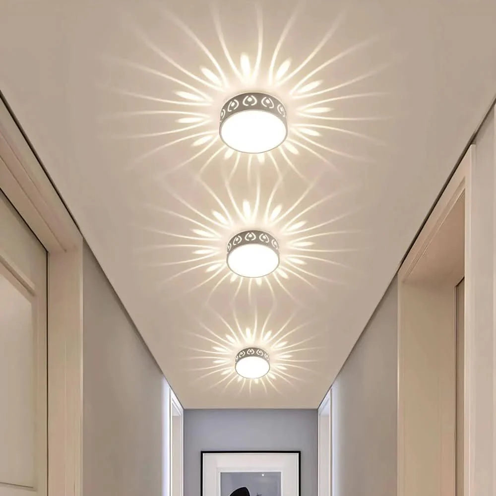 LED Ceiling Light Ultra-Slim Flush Mount Energy-Efficient