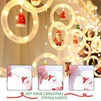 LED Christmas Lights Warm White 8 Modes Remote Control