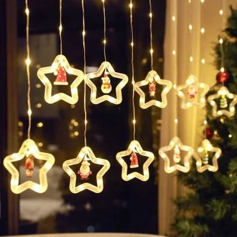 LED Christmas Lights Warm White 8 Modes Remote Control