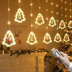 LED Christmas Lights Warm White 8 Modes Remote Control