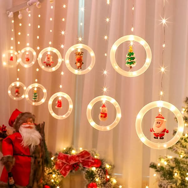 LED Christmas Lights Warm White 8 Modes Remote Control