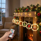 LED Christmas Lights Warm White 8 Modes Remote Control