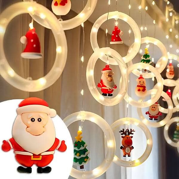 LED Christmas Lights Warm White 8 Modes Remote Control