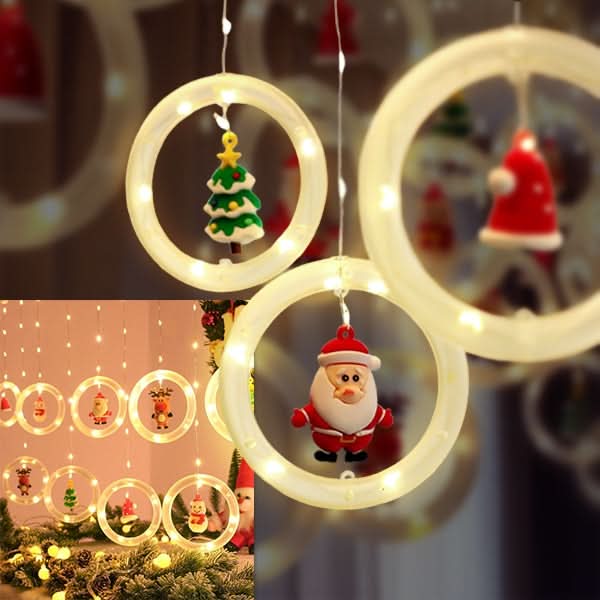 LED Christmas Lights Warm White 8 Modes Remote Control