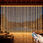 LED Curtain Lights 8 Light Modes USB Type-C Powered