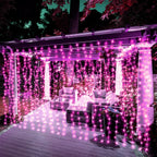 LED Curtain Lights 8 Light Modes USB Type-C Powered