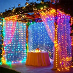 LED Curtain Lights 8 Light Modes USB Type-C Powered