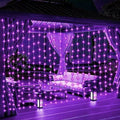 LED Curtain Lights 8 Light Modes USB Type-C Powered