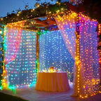 LED Curtain Lights 8 Light Modes USB Type-C Powered