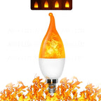LED Flame Bulb Realistic Flicker E27 Base