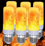 LED Flame Bulb Realistic Flicker E27 Base