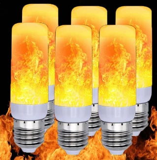 LED Flame Bulb Realistic Flicker E27 Base