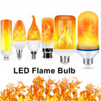 LED Flame Bulb Realistic Flicker E27 Base