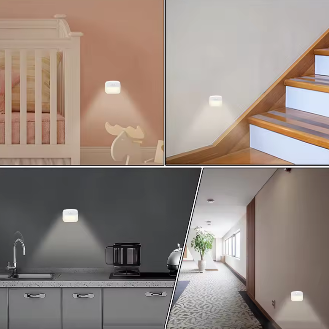 LED Night Light Motion Sensor Battery-Powered