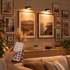 LED Picture Light Cordless Magnetic Multicolor Remote & Timer