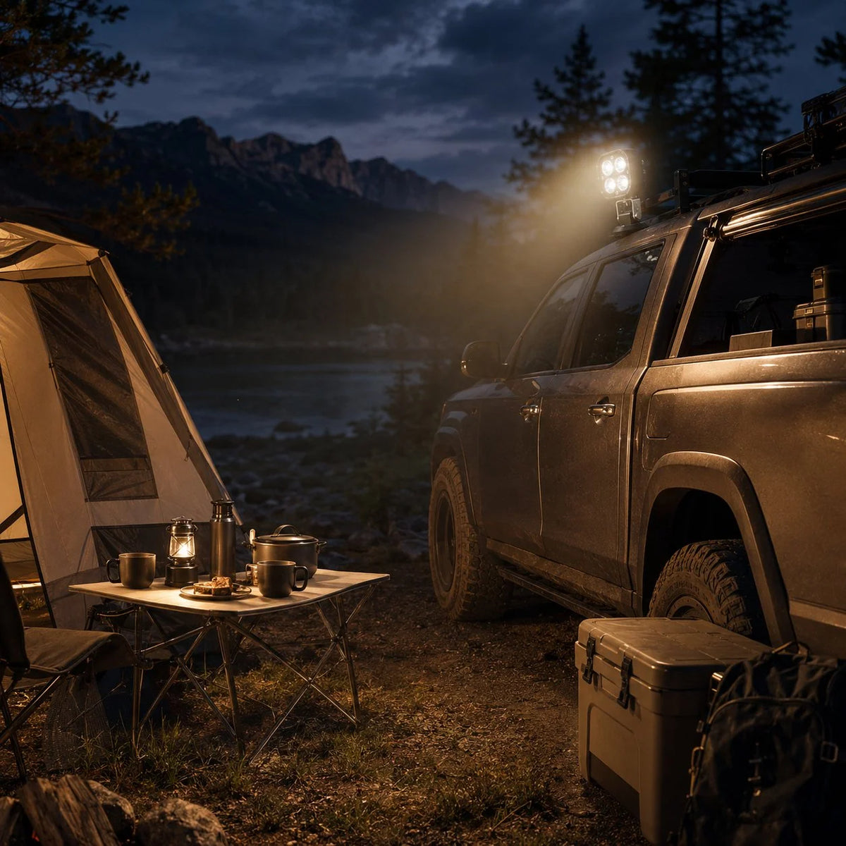 LED Pod Light Magnetic 360° Adjustable With Wireless Remote