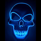 LED Skeleton Mask Multicolor 4 Lighting Modes