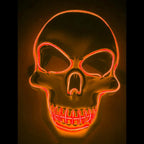LED Skeleton Mask Multicolor 4 Lighting Modes