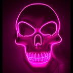 LED Skeleton Mask Multicolor 4 Lighting Modes