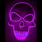 LED Skeleton Mask Multicolor 4 Lighting Modes