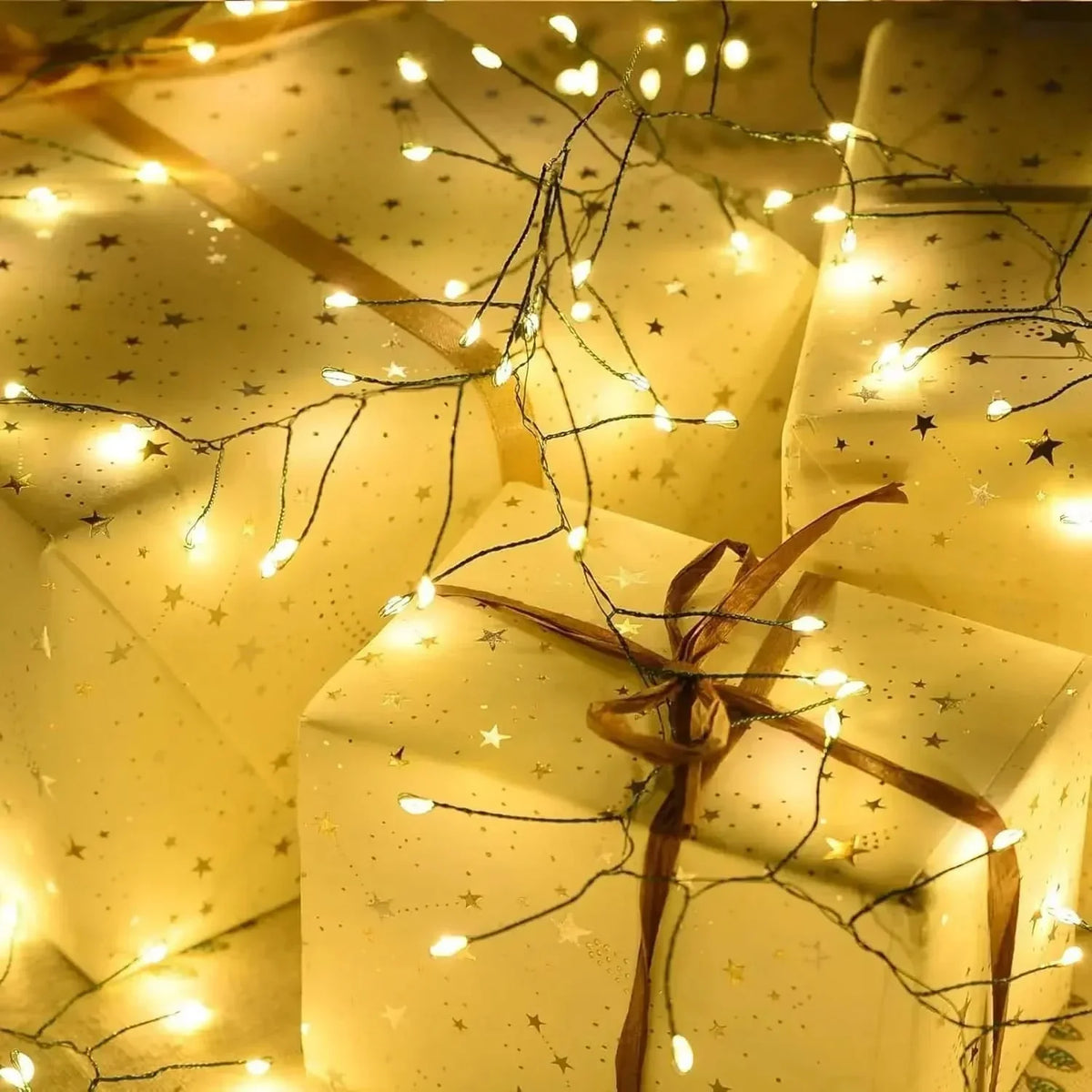 LED String Lights Firework-Style Remote & Timer