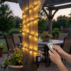 LED String Lights Firework-Style Remote & Timer