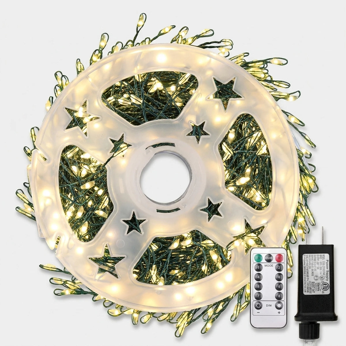 LED String Lights Firework-Style Remote & Timer