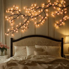 LED String Lights Warm White & Soft Pink USB-Powered