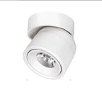 LED Track Spotlight Dimmable 340° Rotation Selectable Color Temp