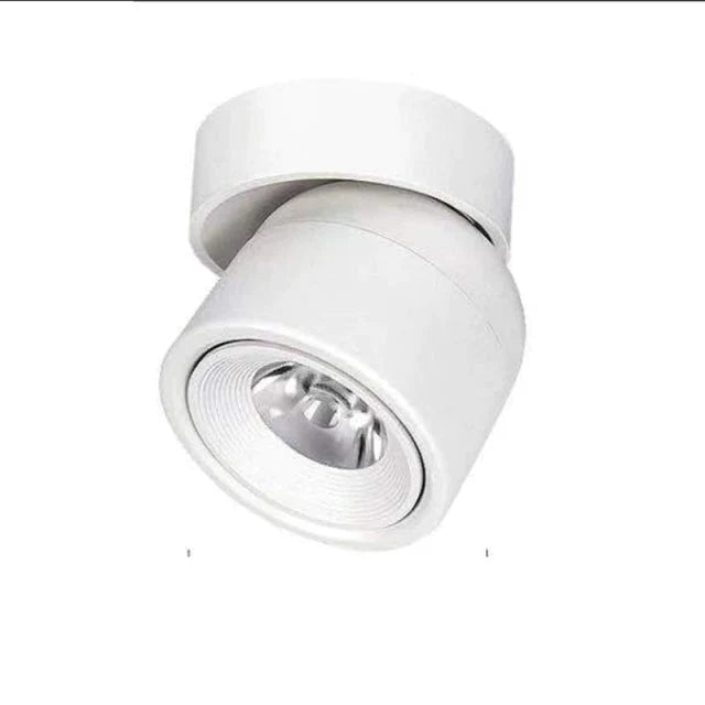 LED Track Spotlight Dimmable 340° Rotation Selectable Color Temp